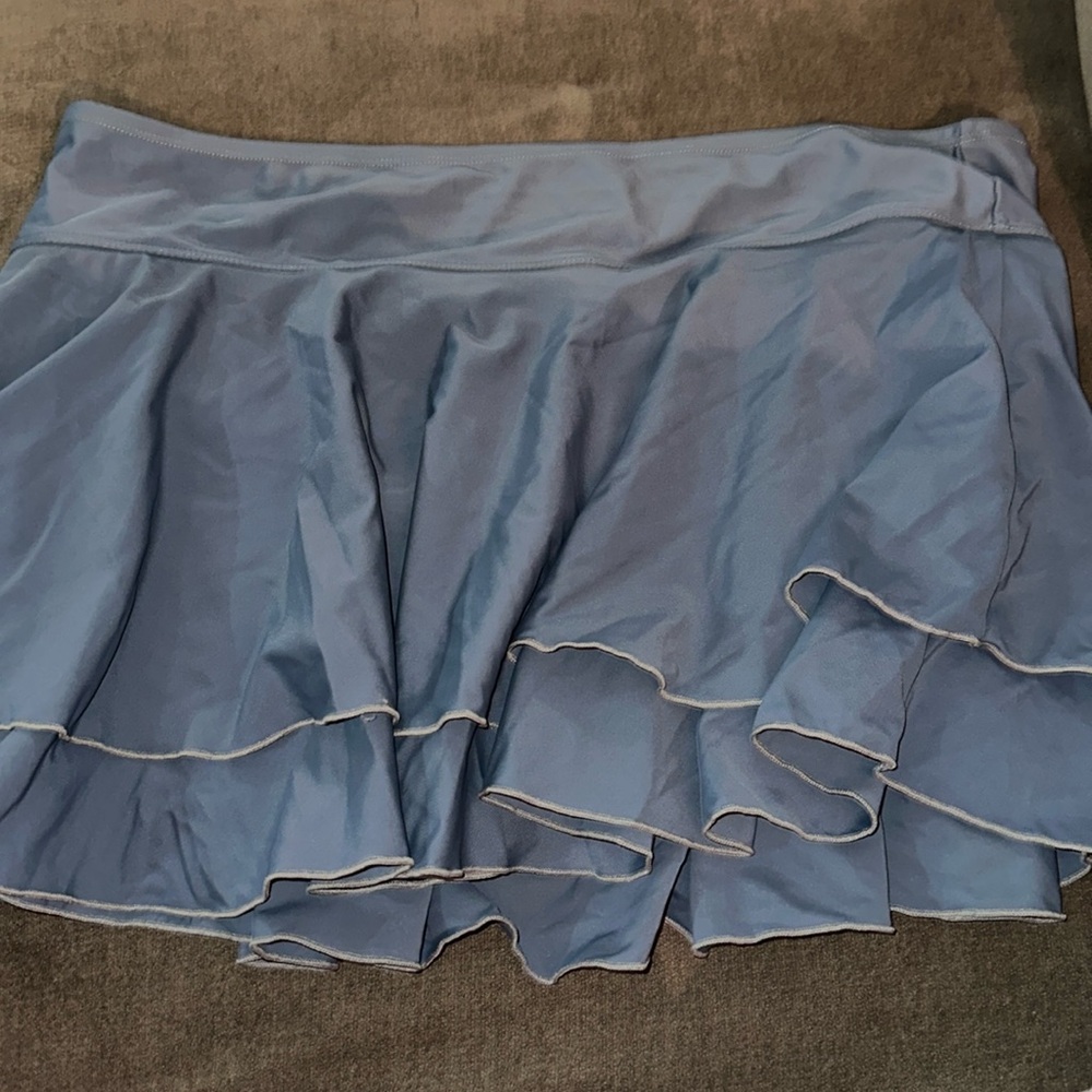 Grey swim skirt 1X